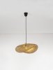 Lampa wisząca bambusowa pleciona kolor naturalny owalna boho rystykalna industrialna nad stół do salonu sypialni NULVERO LE45365 Luces Exclusivas